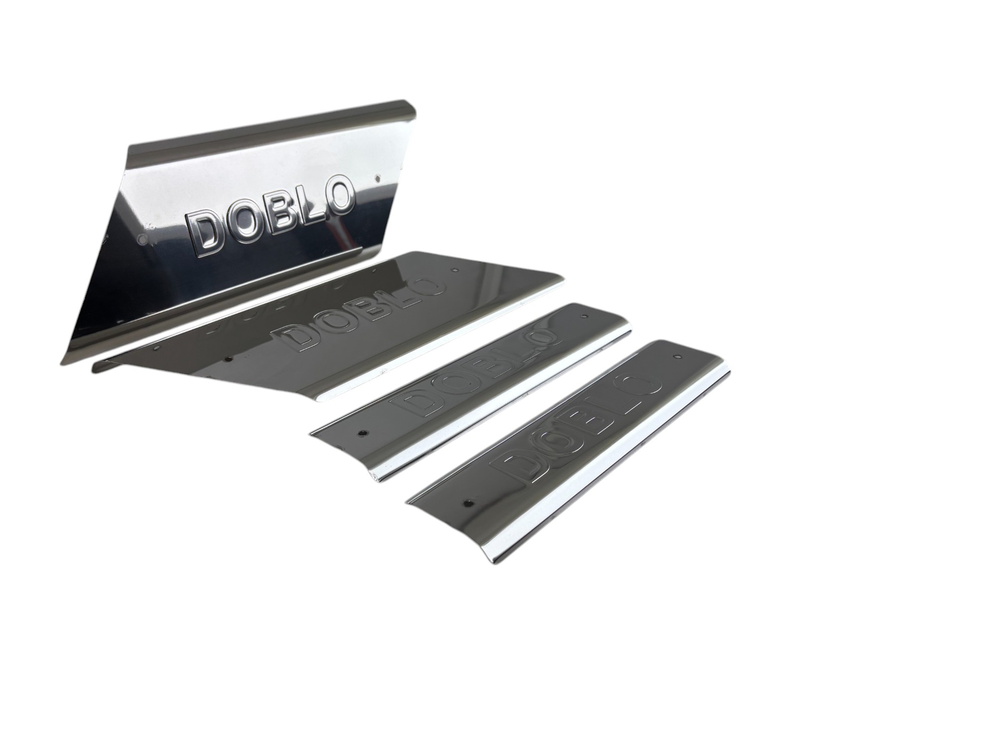 Fiat Doblo 1 Panel Van/Lav 2000 > 2010 İç Kapı Eşiği 4 Prç. P. Çelik - Görsel 2