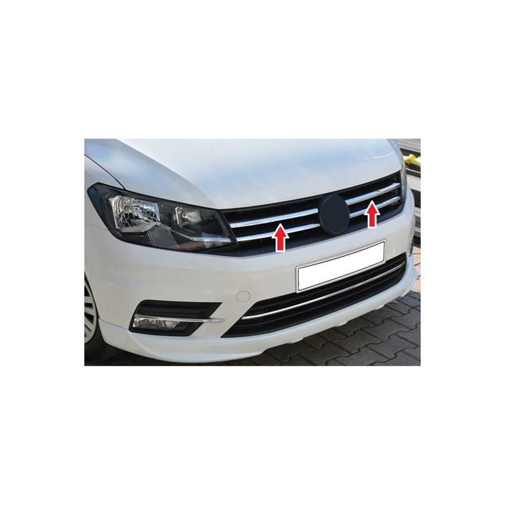 VW Caddy 2015 - 2020 Mini Van Ön Panjur 2 Prç. P. Çelik